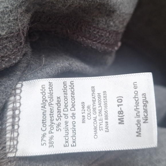 3/$20 Danskin Charcoal 3/4 Sleeve Women's Top Size M - Picture 6 of 8